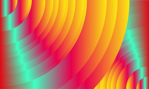 abstract colorful background with gradient circle disc. horizontal banner