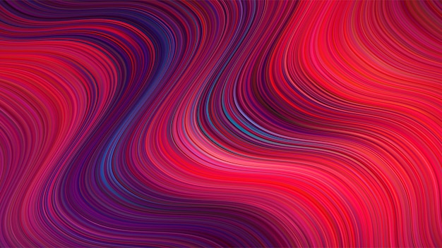 Abstract colorful background with waves.