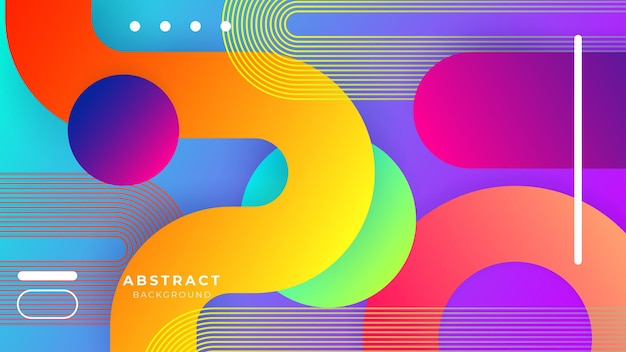 Vector abstract colorful background