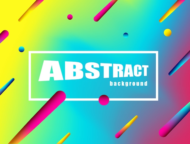 Vector abstract colorful background