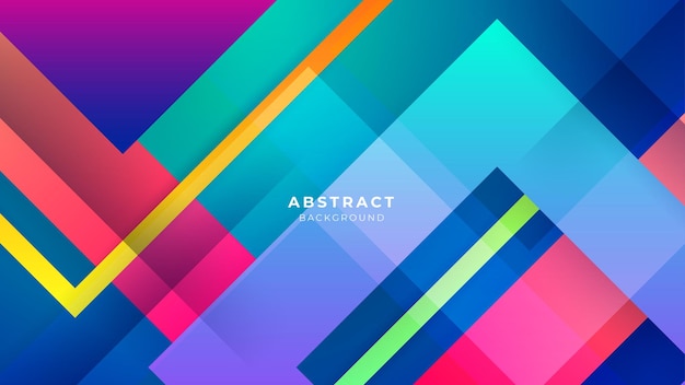 Abstract colorful banner geometric shapes vector technology background for design brochure website flyer Geometric colorful banner geometric shapes wallpaper for poster presentation landing page