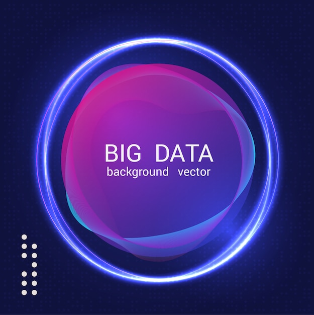 Abstract colorful big data background