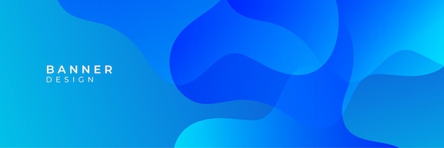 Abstract colorful blue curve background