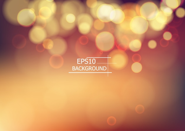 Vector abstract colorful bokeh blurred background