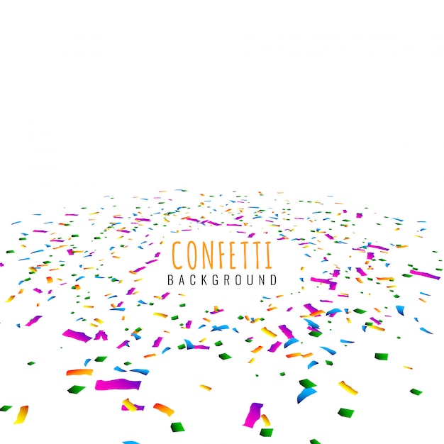 Abstract colorful confetti decorative background