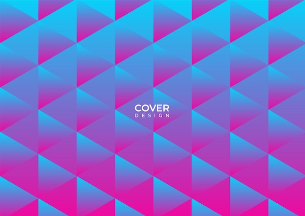 Abstract colorful cover design