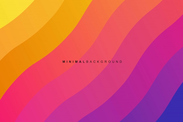 Abstract colorful curve background