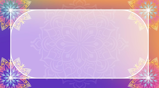 Abstract colorful decorative mandala backround