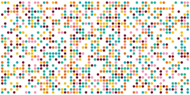 Vector abstract colorful dots vector background