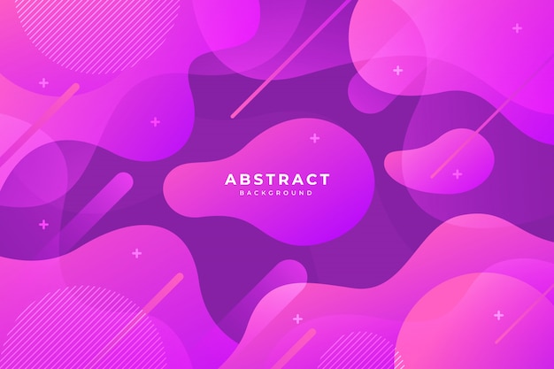 Vector abstract colorful flow shapes background