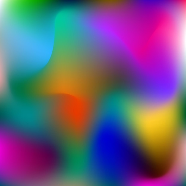 Abstract colorful fluid holographic trendy background