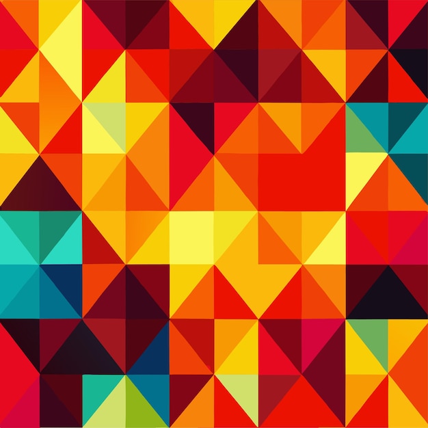 Abstract colorful geometric pattern