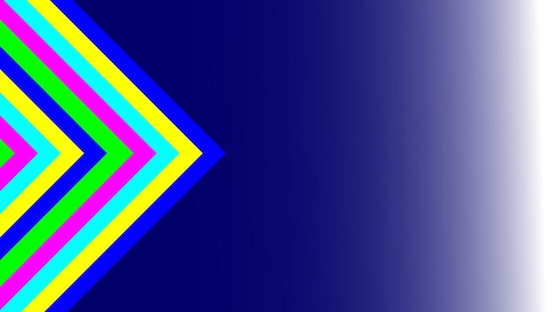 La forma geometrica colorata astratta sui dati digitali di comunicazione di tecnologia del fondo blu