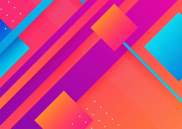 Vector abstract colorful geometric shapes background