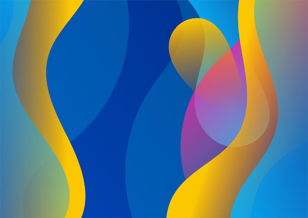 Abstract colorful geometric vector gradient background