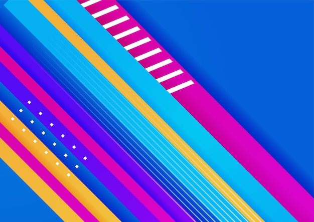 Abstract colorful geometric vector gradient background