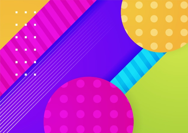 Vector abstract colorful geometric vector gradient background