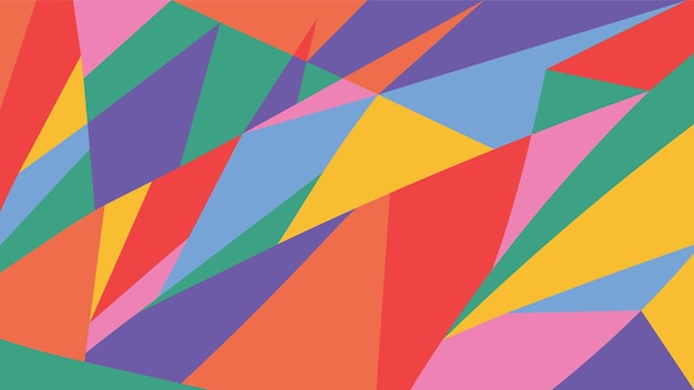 Vector abstract colorful geometry minimalistic vector pattern illustration