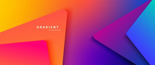 Abstract colorful gradient background