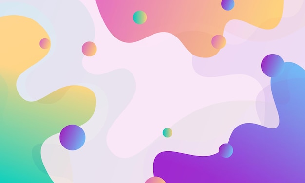 Abstract colorful gradient fluid shape background. Design for a business advert of anniversary.