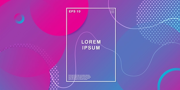 abstract colorful gradient geometric background