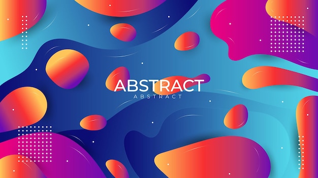 Abstract colorful Gradient geometric background