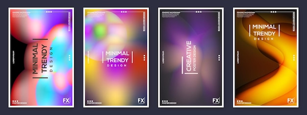 Abstract colorful gradient liquid cover template for brochure, flyer, wallpaper, banner.