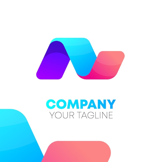 Abstract Colorful Gradient Modern Logo
