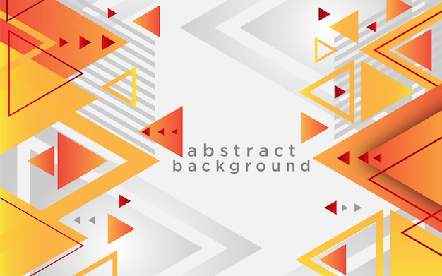 abstract colorful gradient triangle pattern with white background