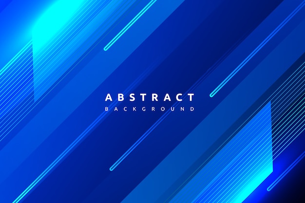 Abstract colorful gradint blue with simple shape background