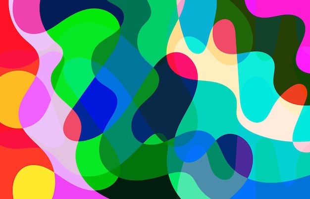 Abstract Colorful Groovy background design