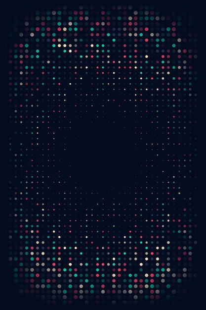 Abstract colorful halftone pattern art background