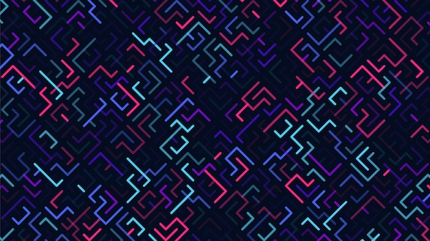 Abstract colorful lines pattern art background