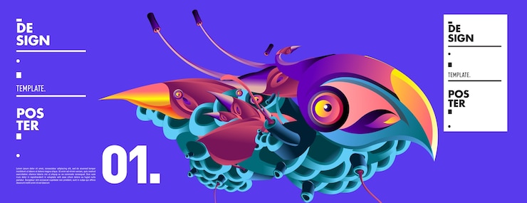 Vector abstract colorful liquid and fluid shape background