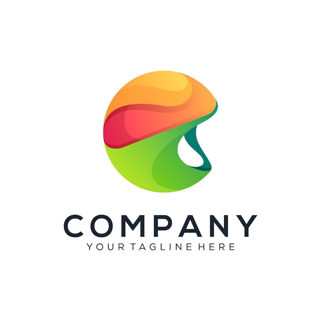 Vector abstract colorful logo design