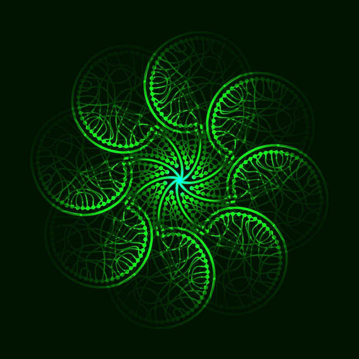 Vector abstract colorful mandala