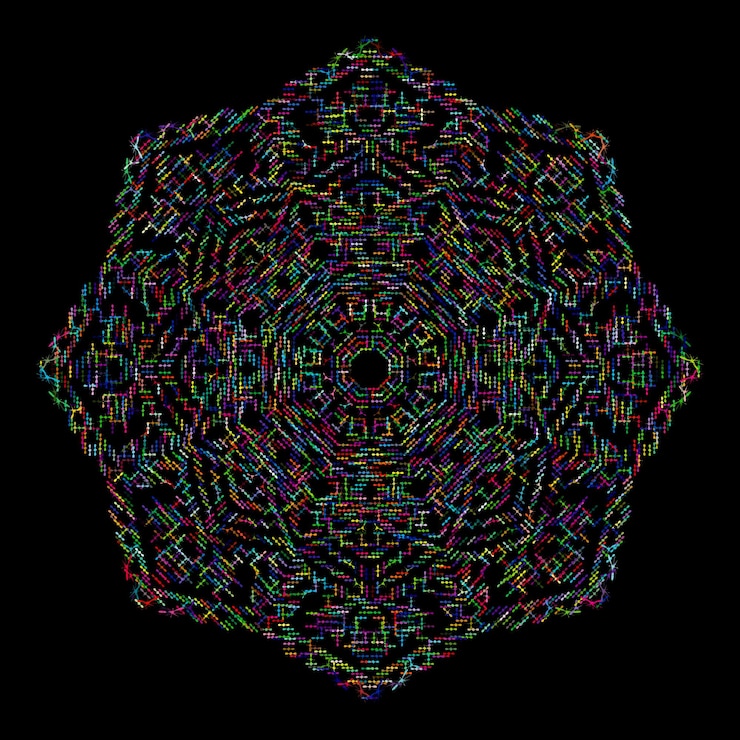 Vector abstract colorful mandala