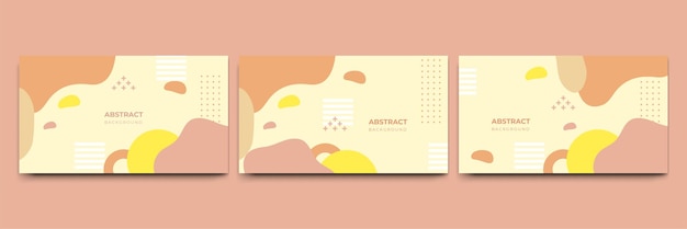 Abstract colorful Memphis flat geometric shapes background Abstract composition with lines square dot triangle circle and wavy flat style Design for poster presentation card cover banner