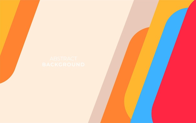 Vector abstract colorful minimalist background design.