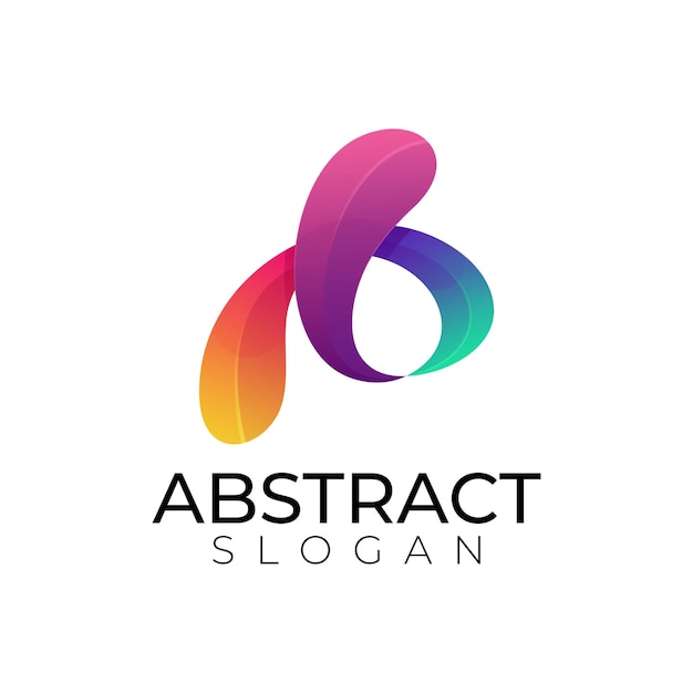 Abstract colorful modern logo