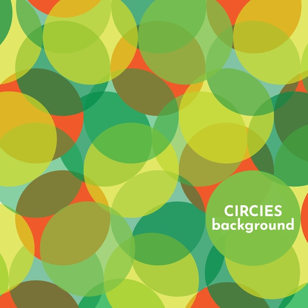 Абстрактный красочный узор с кругами и кольцами векторный геометрический фон с современными цветами и дизайном