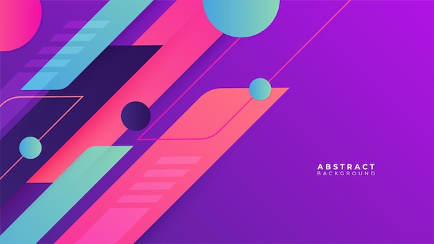 abstract colorful purple pink shapes presentation background gradient dynamic lines background modern mosaic pattern colorful geometric design background