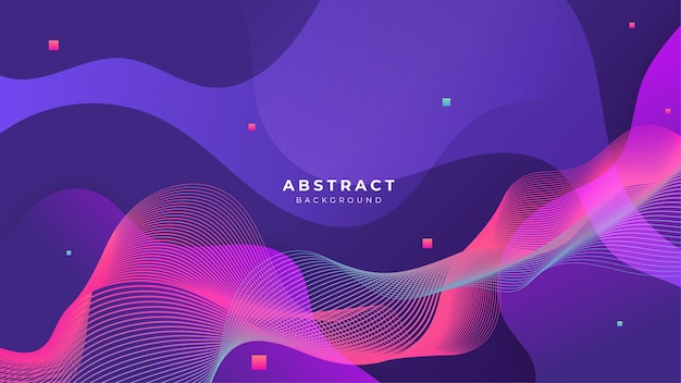 Abstract colorful purple pink shapes presentation background