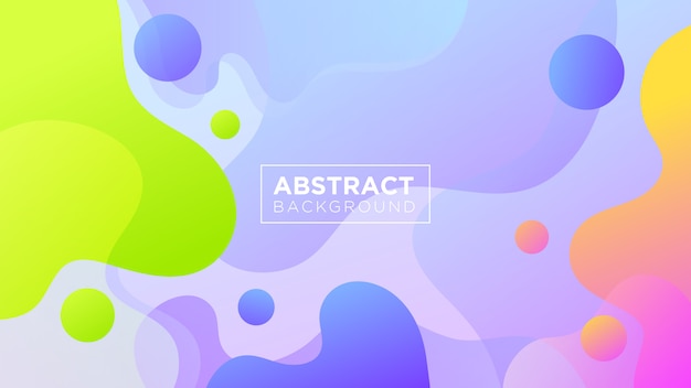 Abstract colorful shapes background