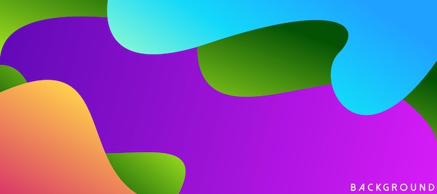 abstract colorful shapes background