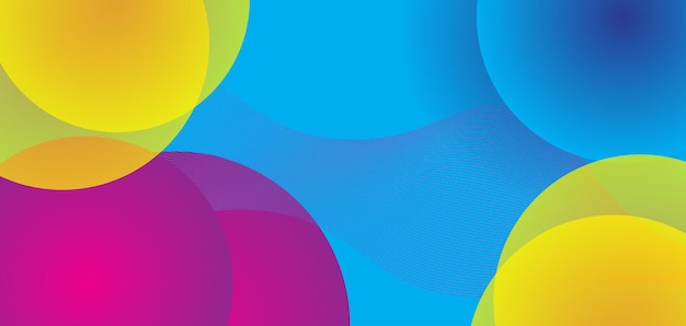 Abstract colorful shapes background