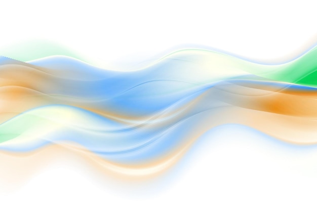 Abstract colorful smooth blurred waves background