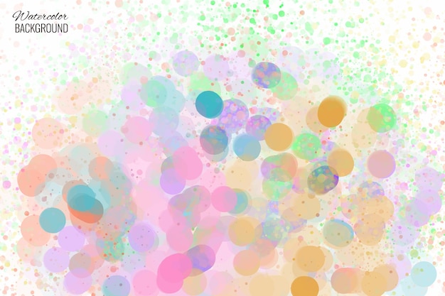 Vector abstract colorful splash watercolor background