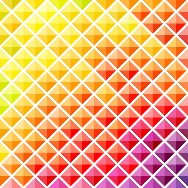 Abstract colorful square pattern background