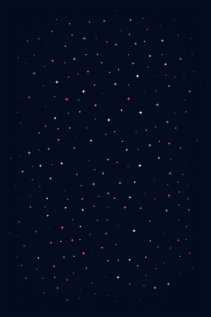 Abstract colorful stars pattern art background